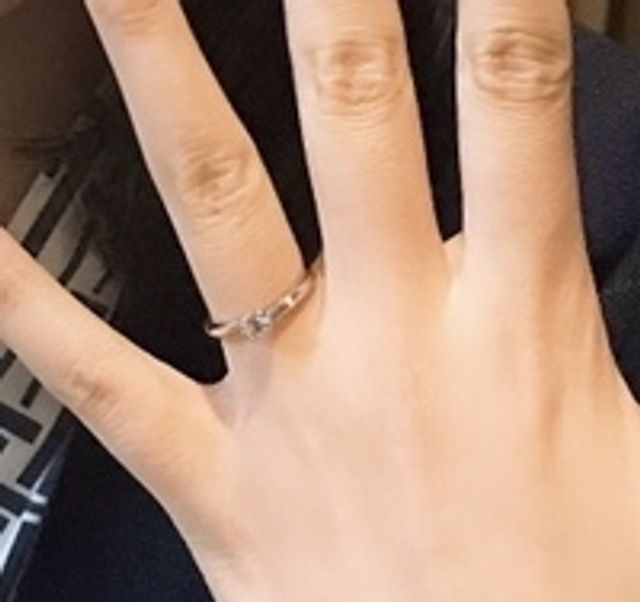 プロポーズしてもらったあと記念に撮ってもらった写真