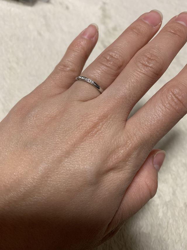 シンプルに輝くのが綺麗