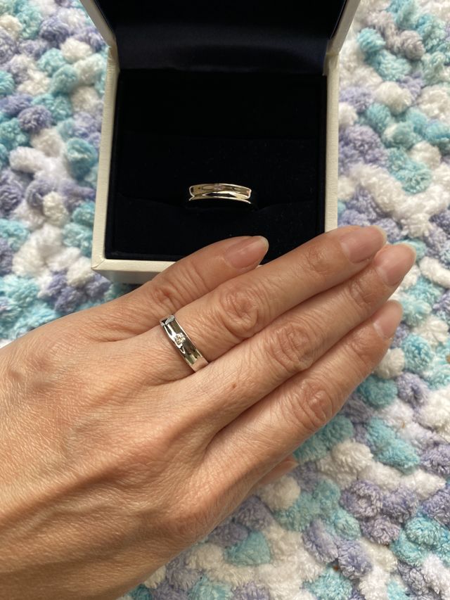 女性用だけつけました。