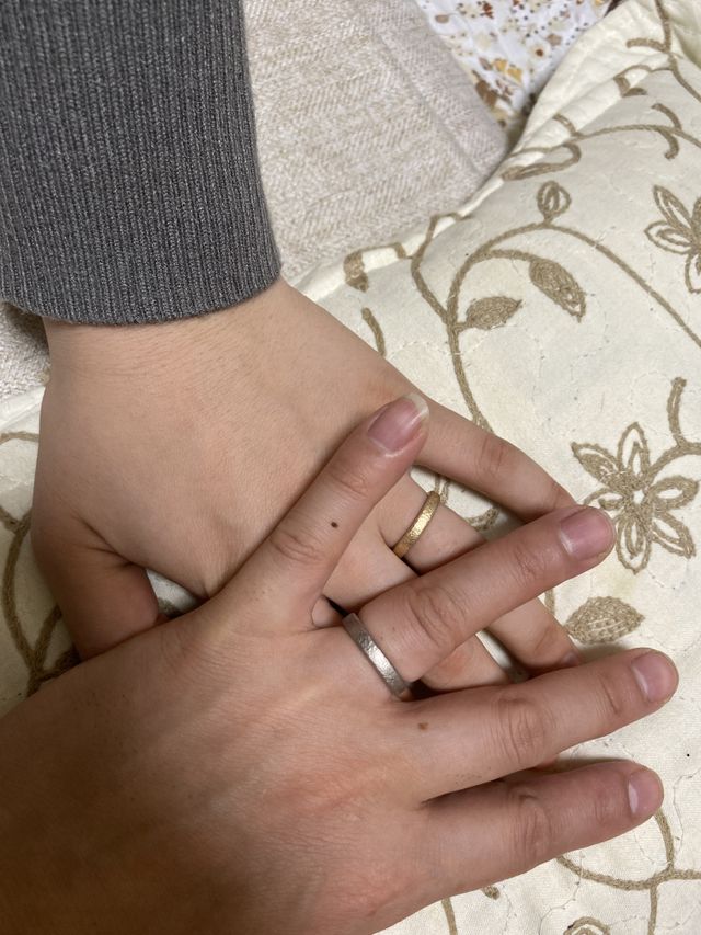 お揃いの指輪