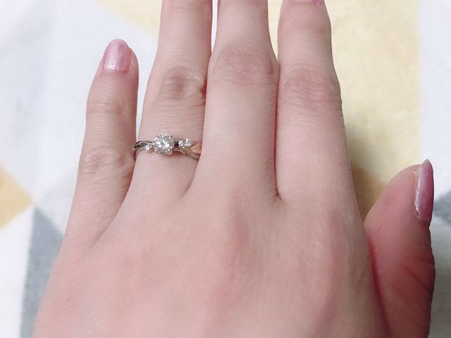 プラチナ&ピンクゴールドにしました。