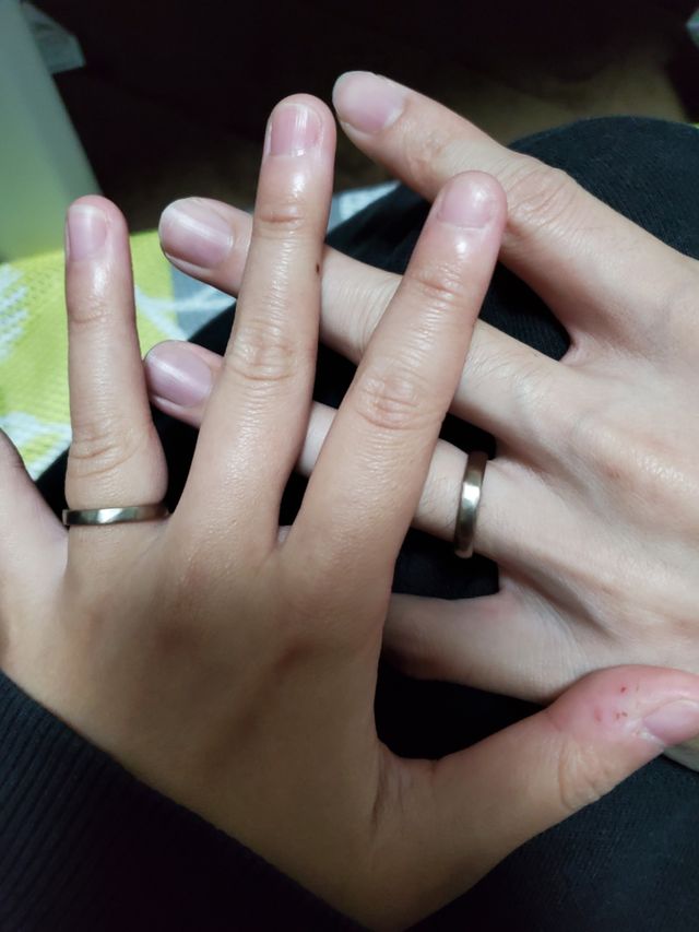 自分たちの思う通りの指輪が出来ました