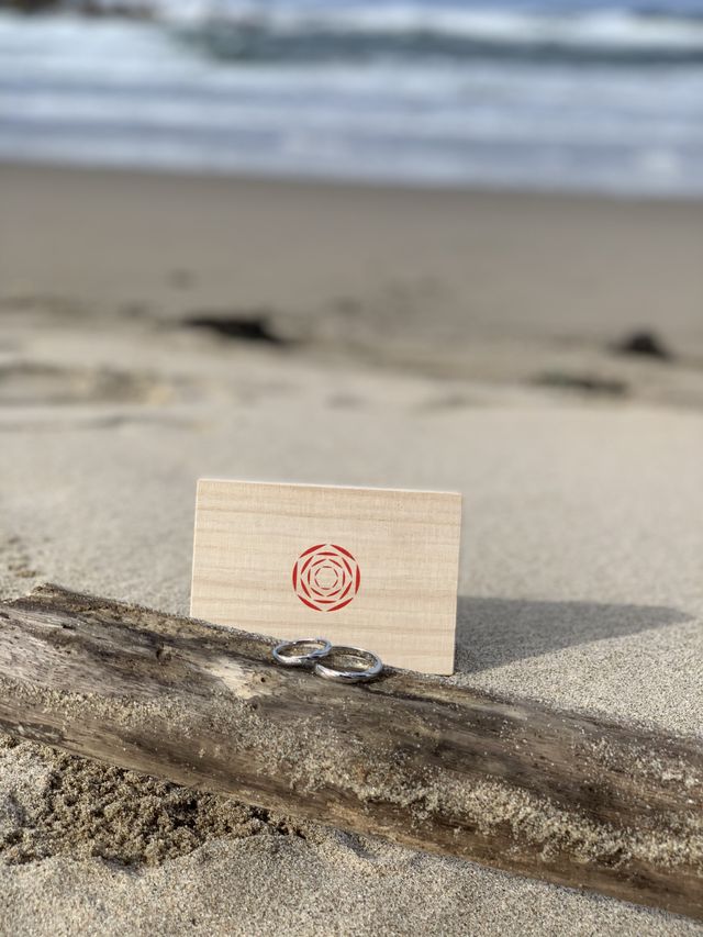 砂浜で撮ってみました！