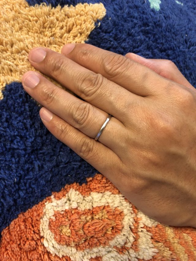 とにかく付けてる感じがしないくらい、すごく馴染んでいます。