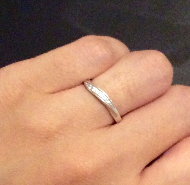 ジルコニアが入ったリング