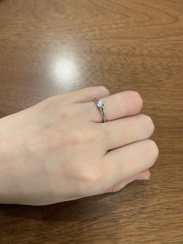 婚約後、約2ヶ月後の写真です