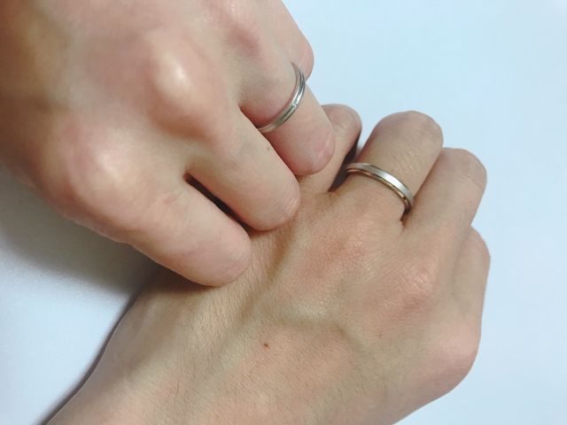 それぞれ自分の好みのリングを選択