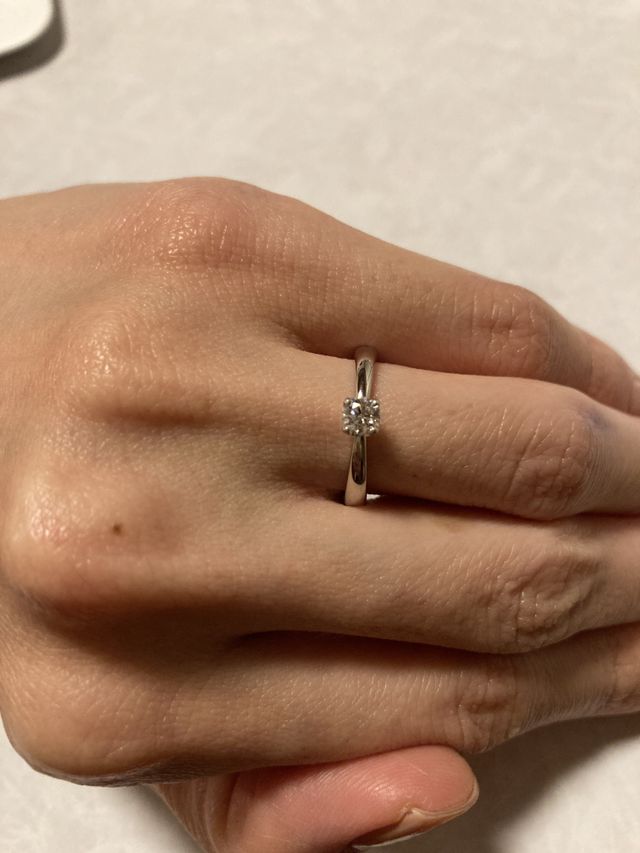 着用時のリングです。