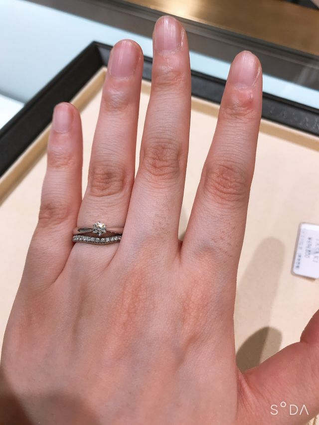 着用時の写真です。