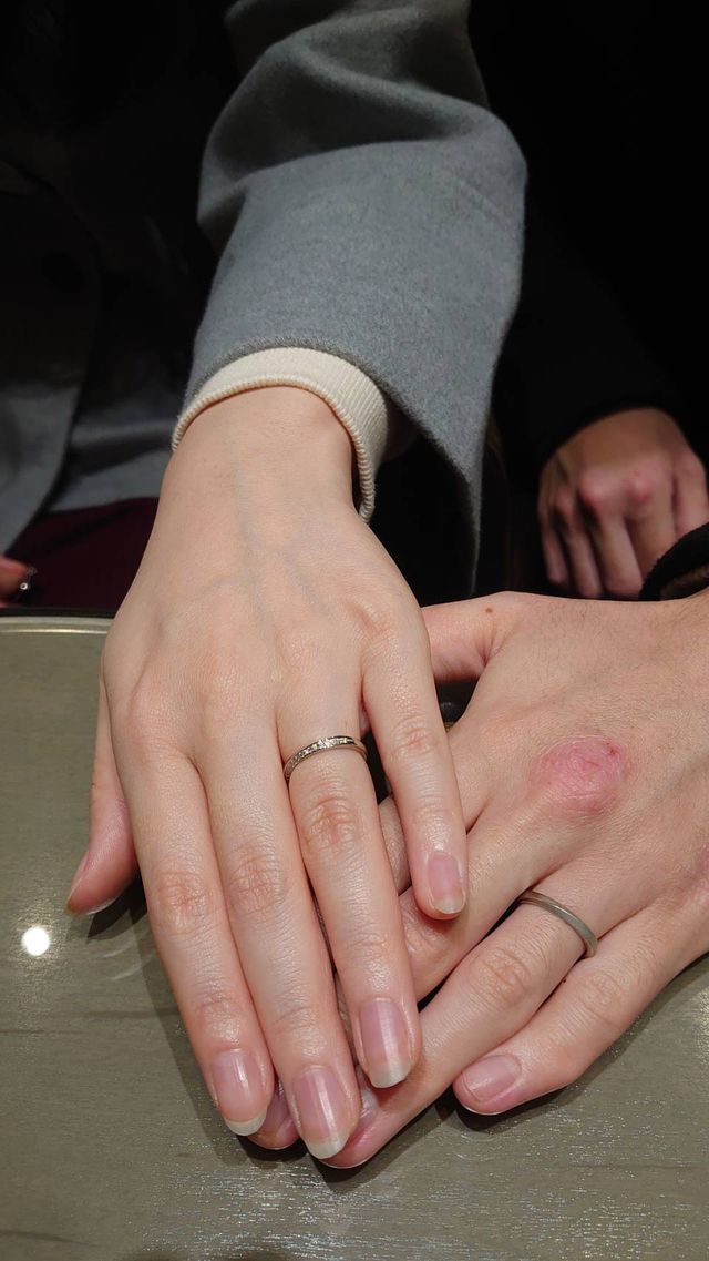 店員さんに撮っていただきました。