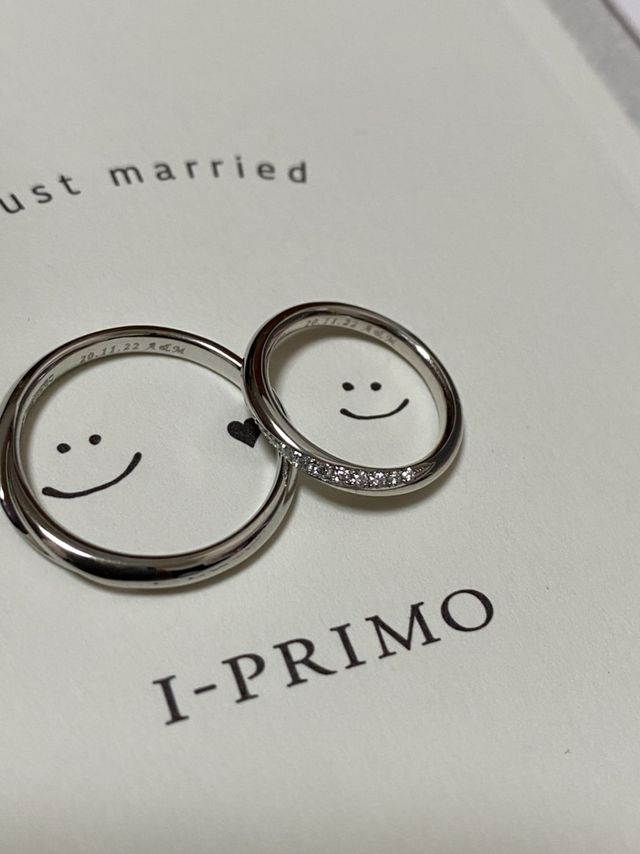 アイプリモ徳島店で結婚指輪を購入しました！