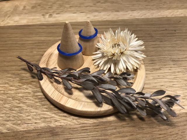 制作完了時点の指輪の型です。思入れたっぷりの状態です＾＾