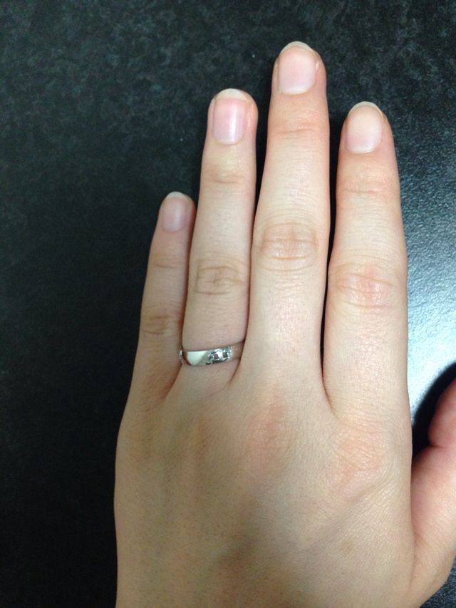 エルメス指輪装着時