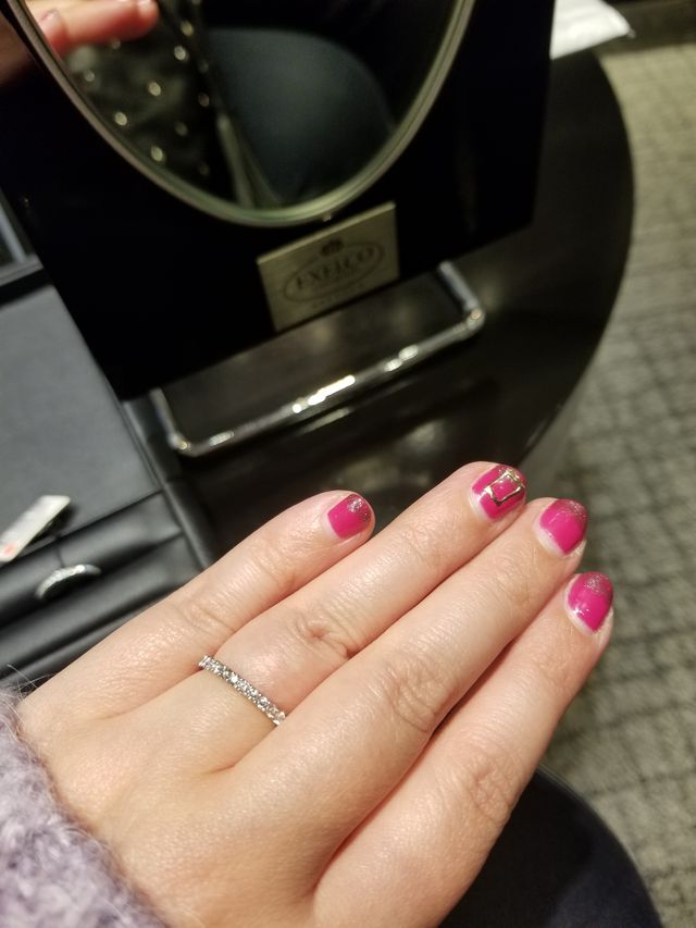 ディスパーションのハーフエタニティを試着！