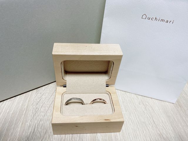 私たちらしい指輪ができました(^^)