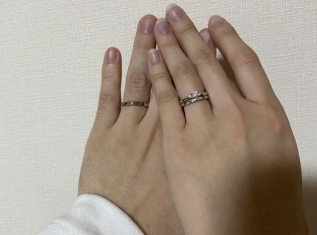 雪佳景の結婚指輪です