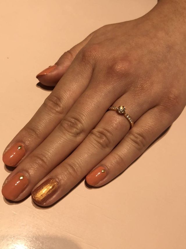 来店時に店員の方に撮って頂いた写真の別カット。