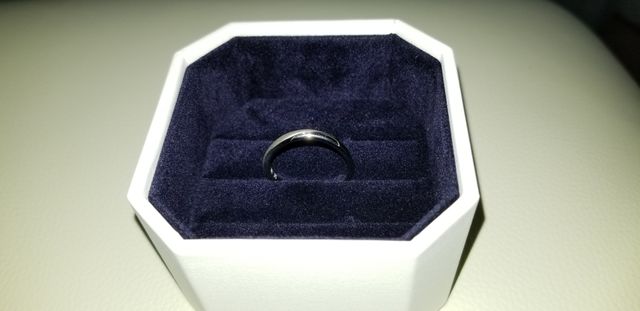 マットな結婚指輪です！