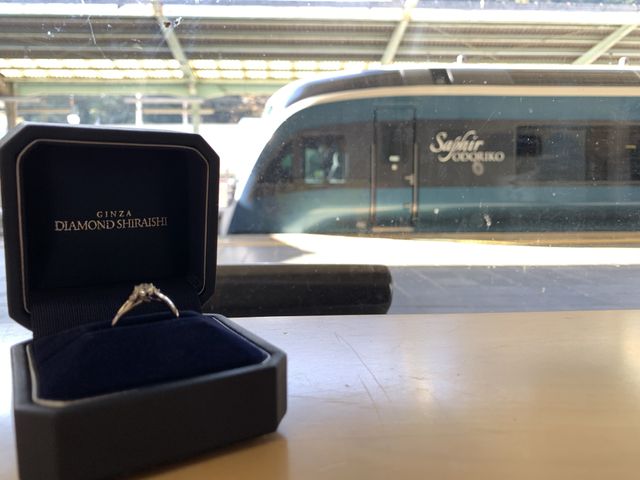 思い出のサフィール踊り子と指輪の写真