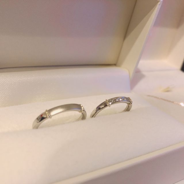 プラチナ×k18のコンビネーション