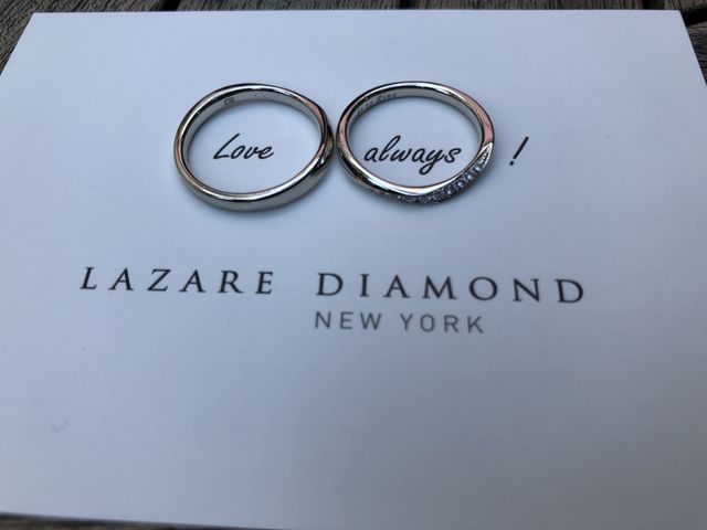 結婚指輪です。