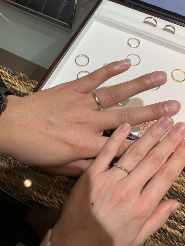 試着時写真です。