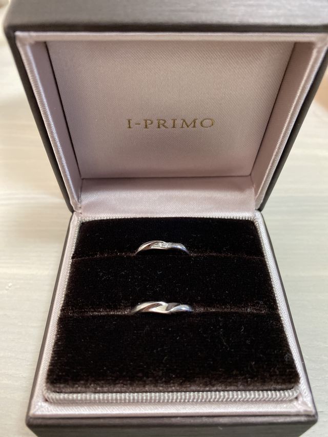 アイプリモ山口店で購入したレイアというタイプの指輪です。
