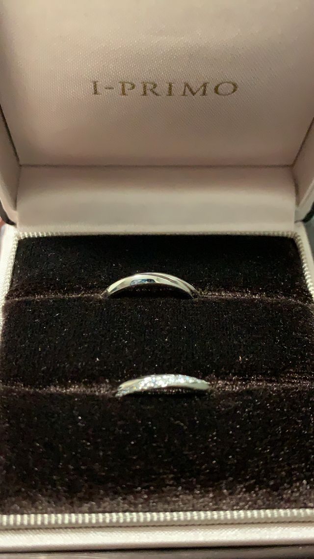 2020年のイヤーモデルの結婚指輪です。