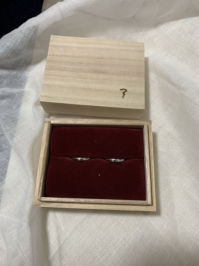 シンプルな形にしていただきました。