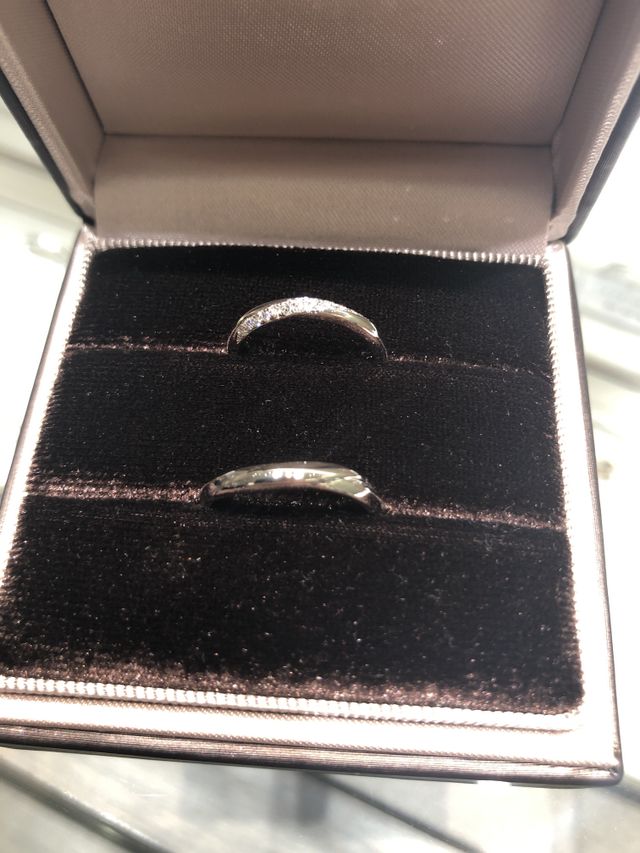 結婚指輪を買いました！
