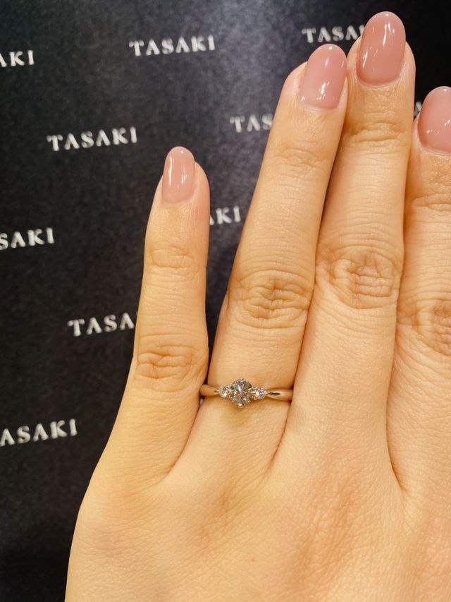 日本の老舗ブランド
肌に馴染む指輪です。