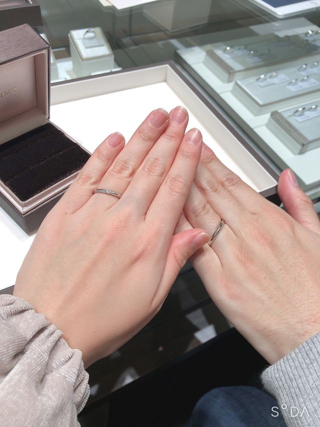 購入時初めて着けたものです。