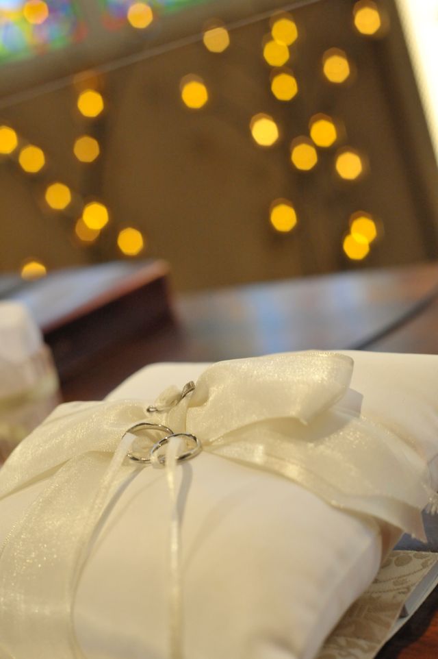 結婚式で使った際にも綺麗に磨いていただきました。