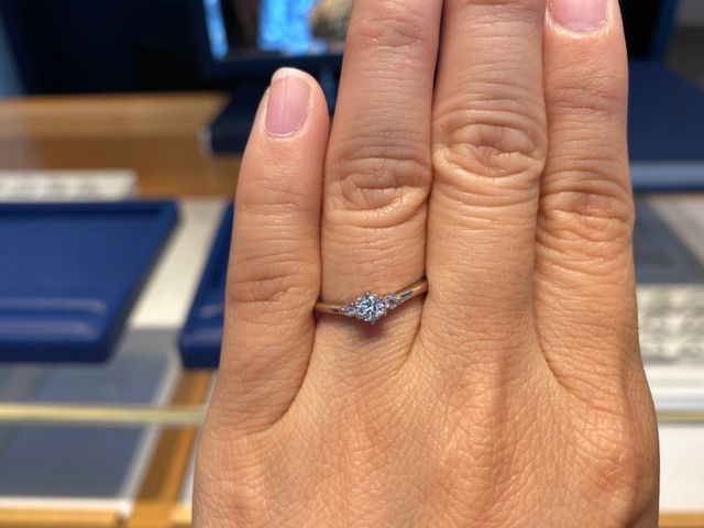 婚約指輪を購入しました！