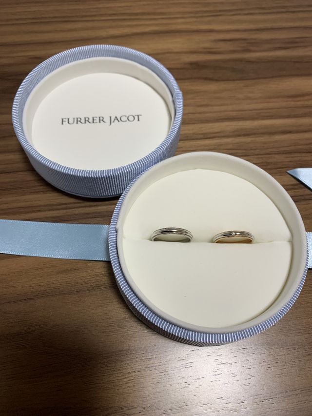 フラー・ジャコーの結婚指輪です^_^