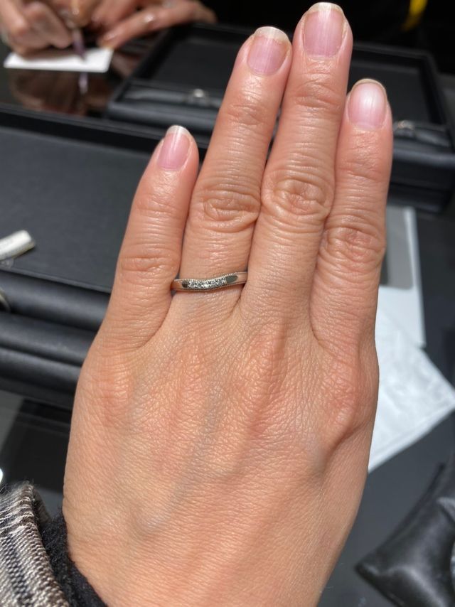 ミル打ちがとても綺麗なデザインです！