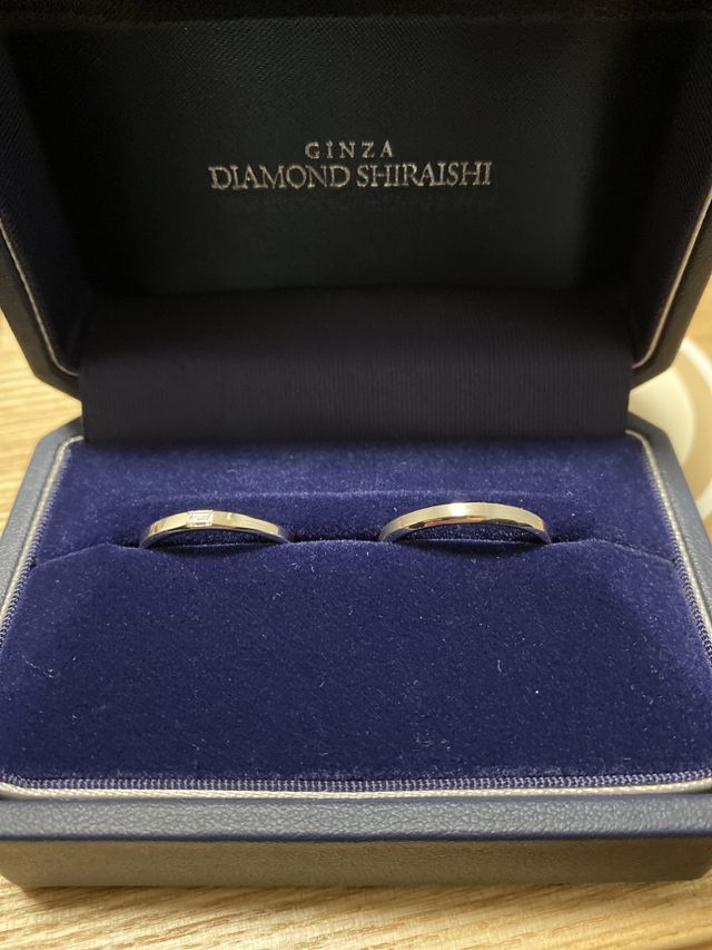 Carreletの指輪をツヤ消し加工をしてもらいました。
