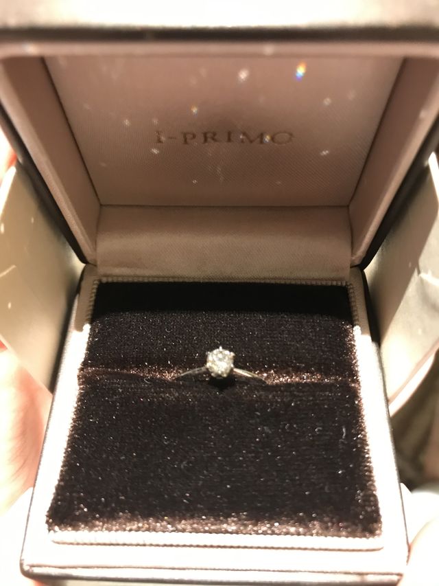 渡した指輪です