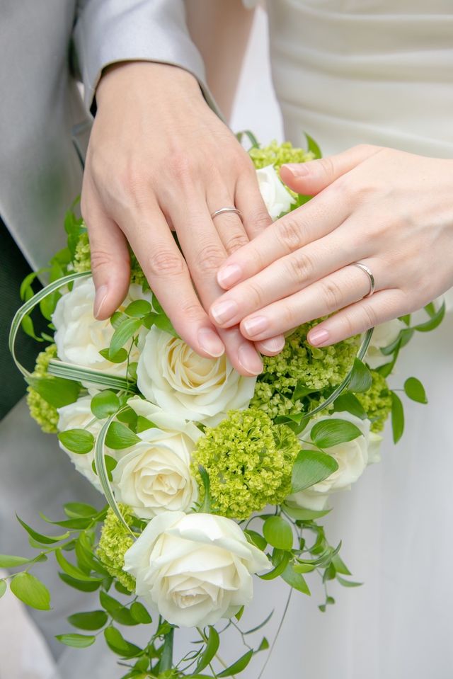 結婚式当日、カメラマンによる撮影