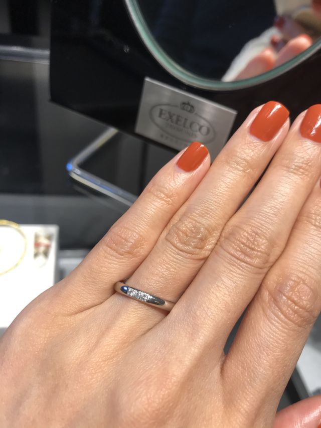 馴染みのよい指輪です