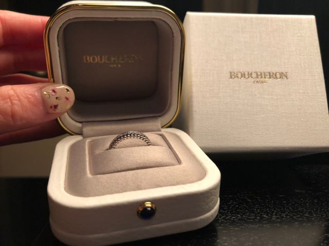 指輪の厚さが太くないので、着け心地が良かったです⭐︎