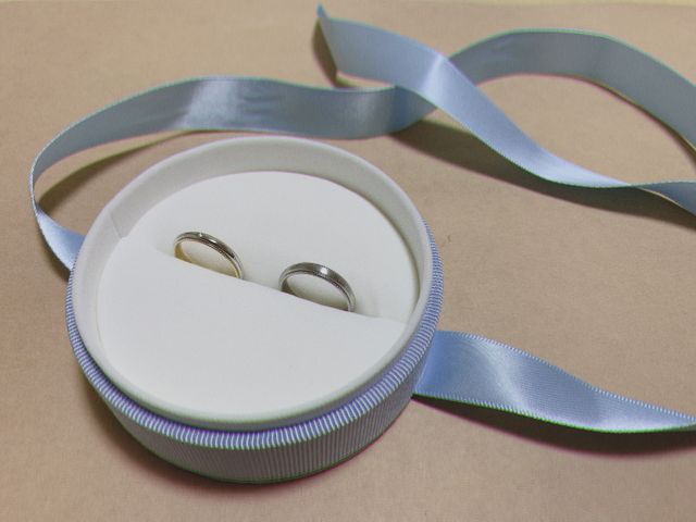 素敵なミル打ちがされたキラキラの指輪です！！