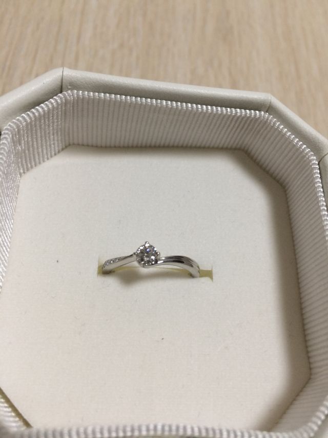 ４℃のエンゲージリング