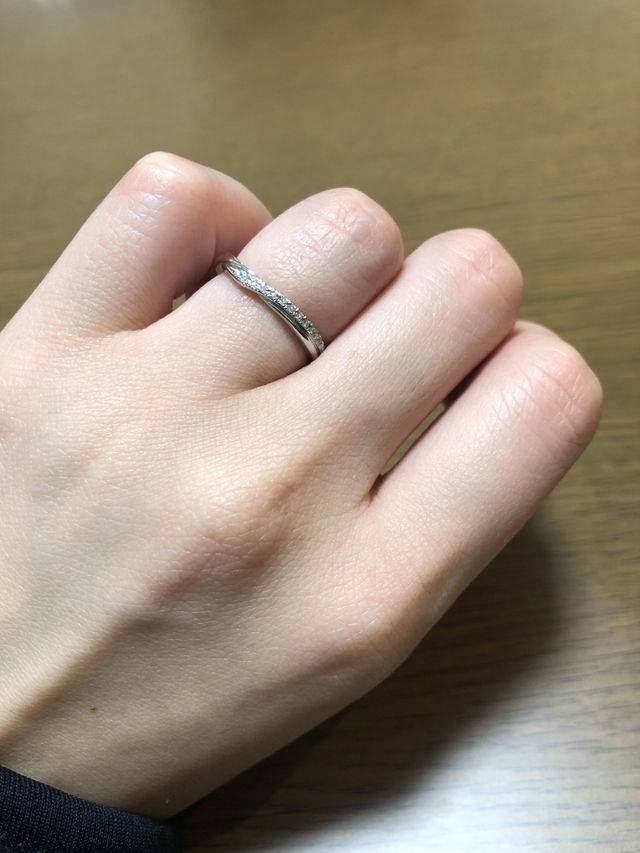 ウェーブで流れる様になっているので、綺麗に見えます。