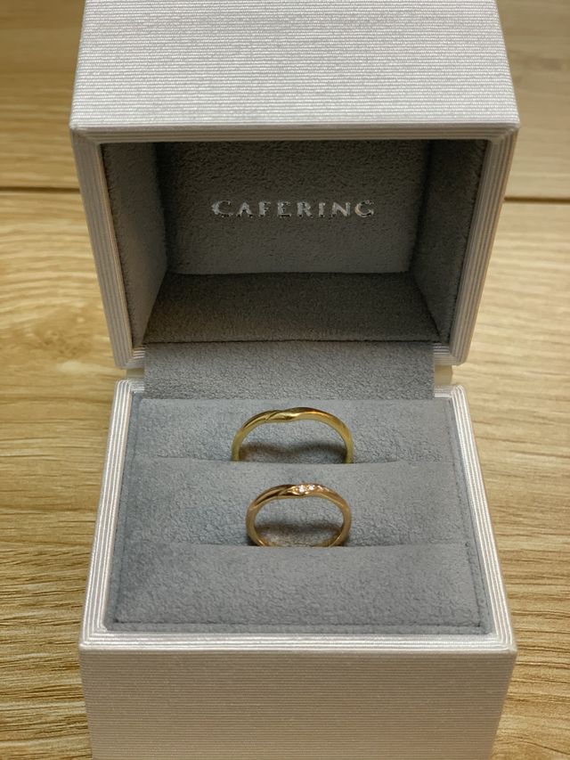 色々とtrialして、1番気に入った金を選びました。