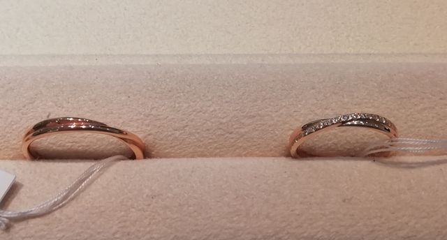 2連風　マリッジリング　ペア