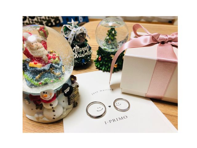 可愛い指輪の映カードを頂き最高のクリスマス！