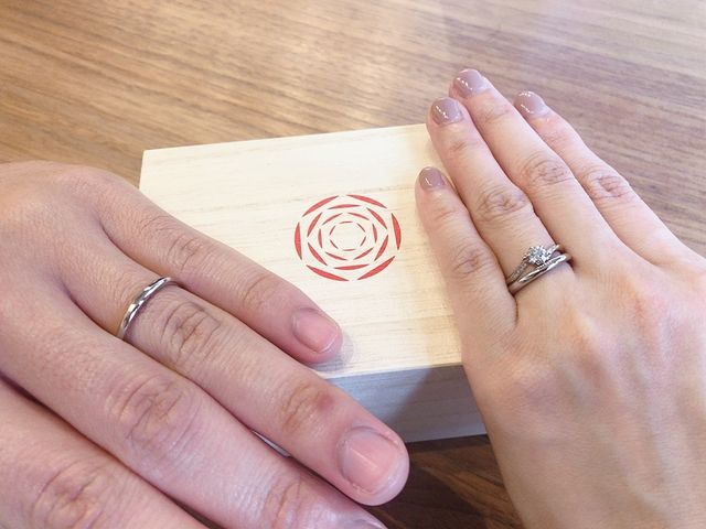 絆結(プラチナ＋ピンクゴールド)