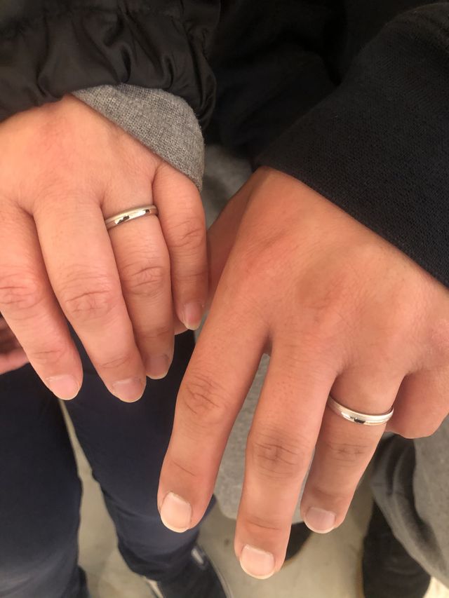 初装着時の写真です