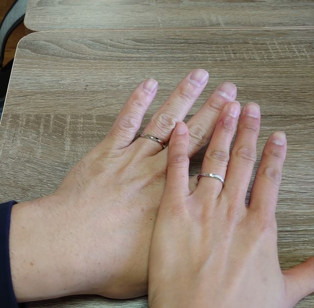 結婚指輪です。